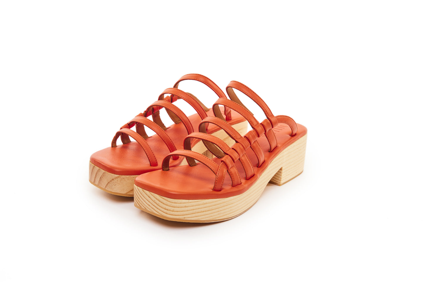 GARDENIA WEDGE SANDAL ORANGE