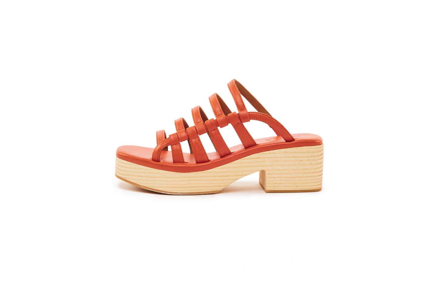 GARDENIA WEDGE SANDAL ORANGE